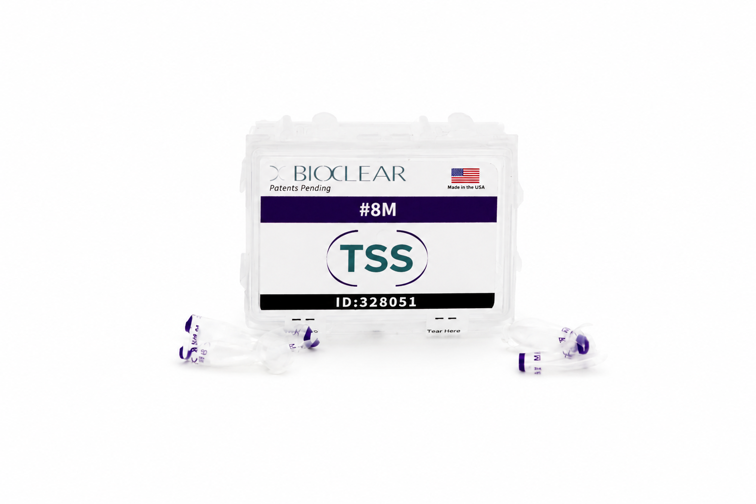 Matrices Anteriores Bioclear™ TSS - Incisivo Inferior Pequeño - Pack 25