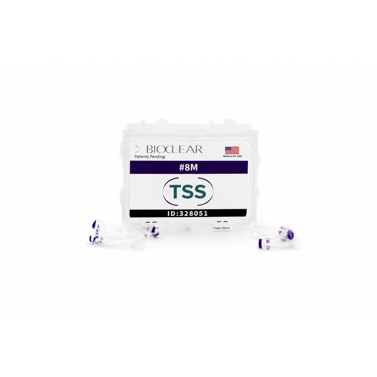 Matrices Anteriores Bioclear™ TSS - Incisivo Inferior Pequeño - Pack 25