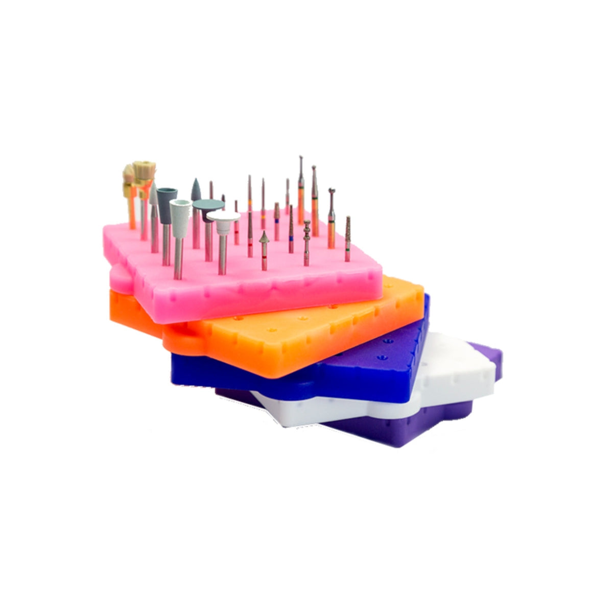 Forma de silicone para morangos com 25 cavidades e tampa baixa.