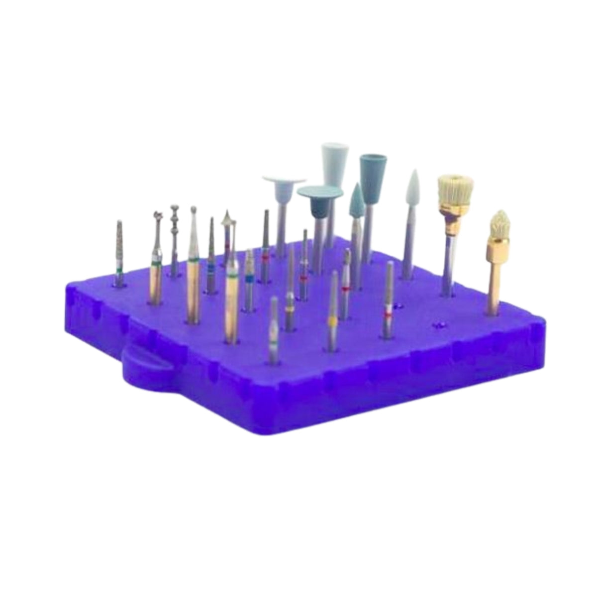 Forma de silicone para morangos com 25 cavidades e tampa alta.