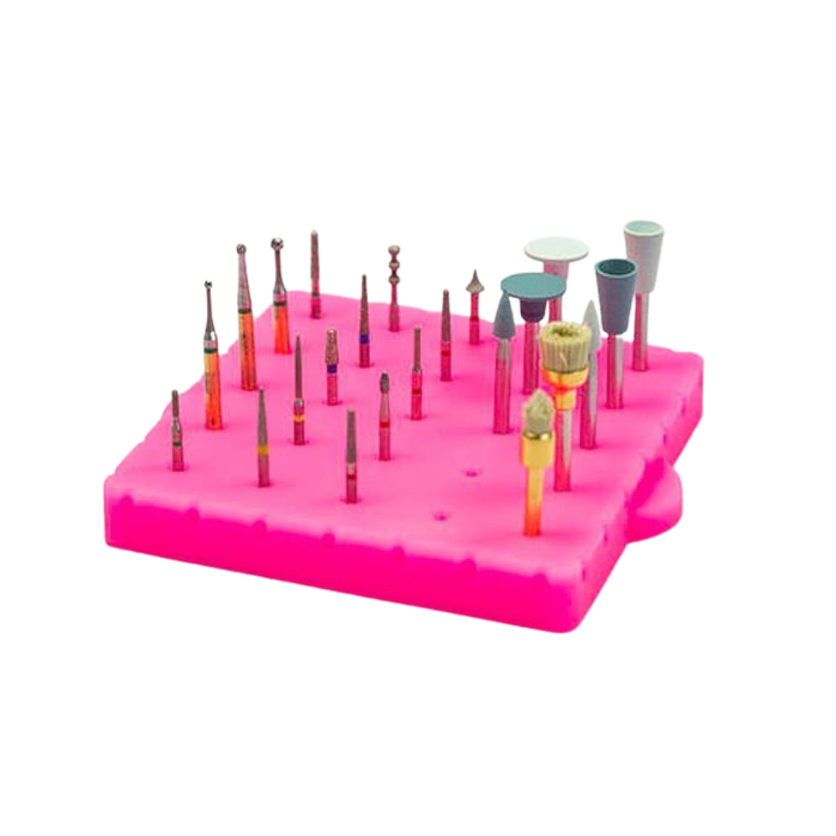 Forma de silicone para morangos com 25 cavidades e tampa alta.